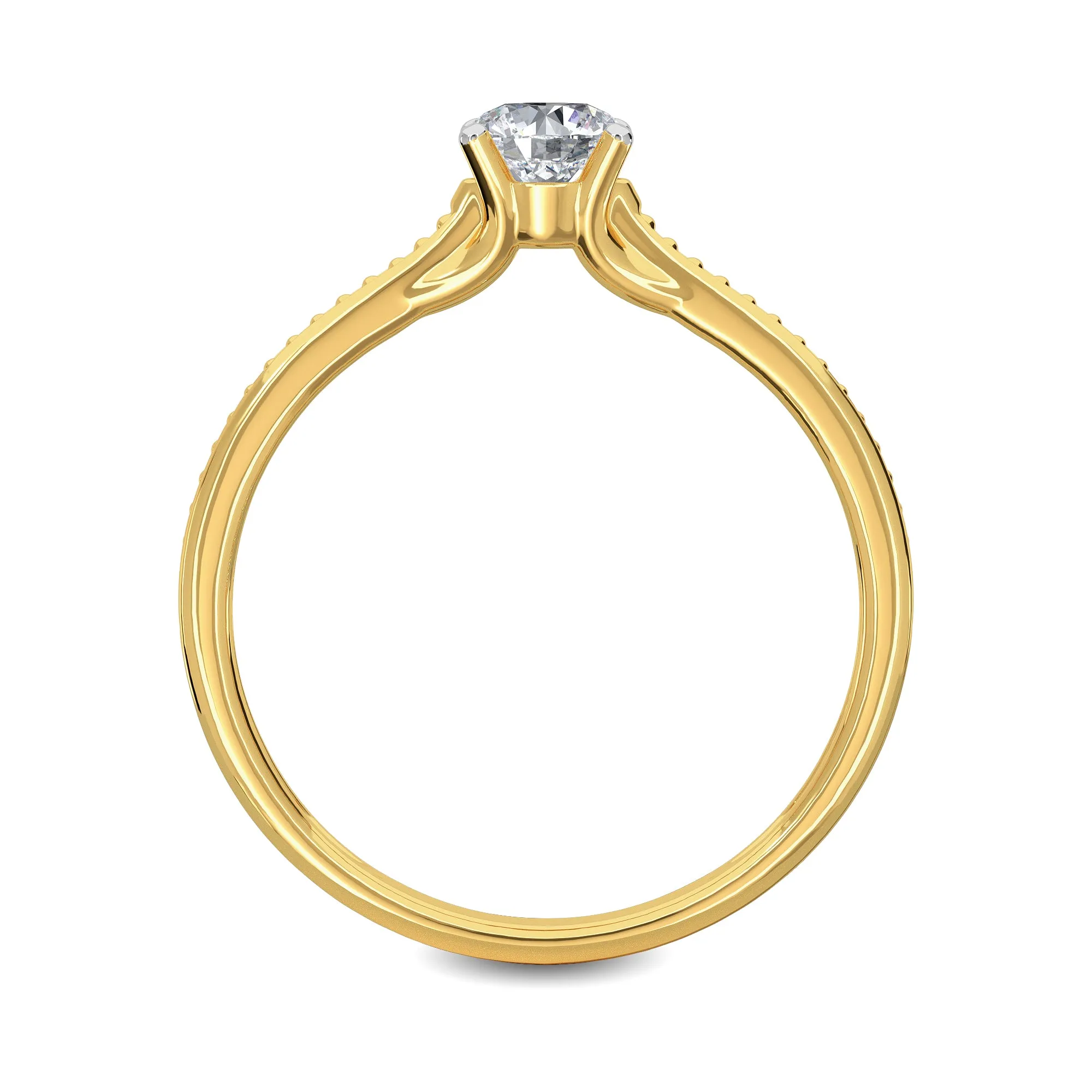 0.20 CT Miray Solitaire Ring