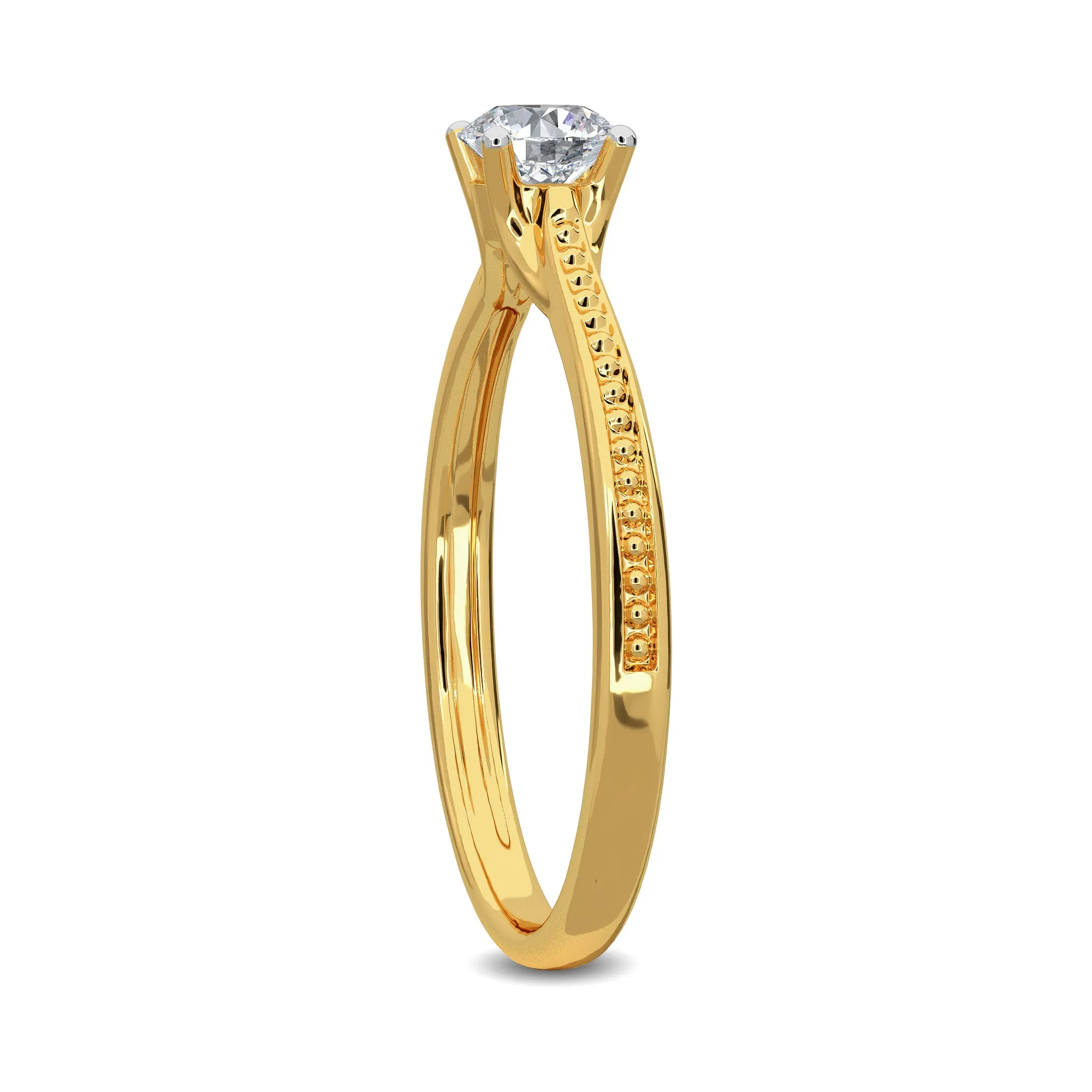 0.20 CT Miray Solitaire Ring