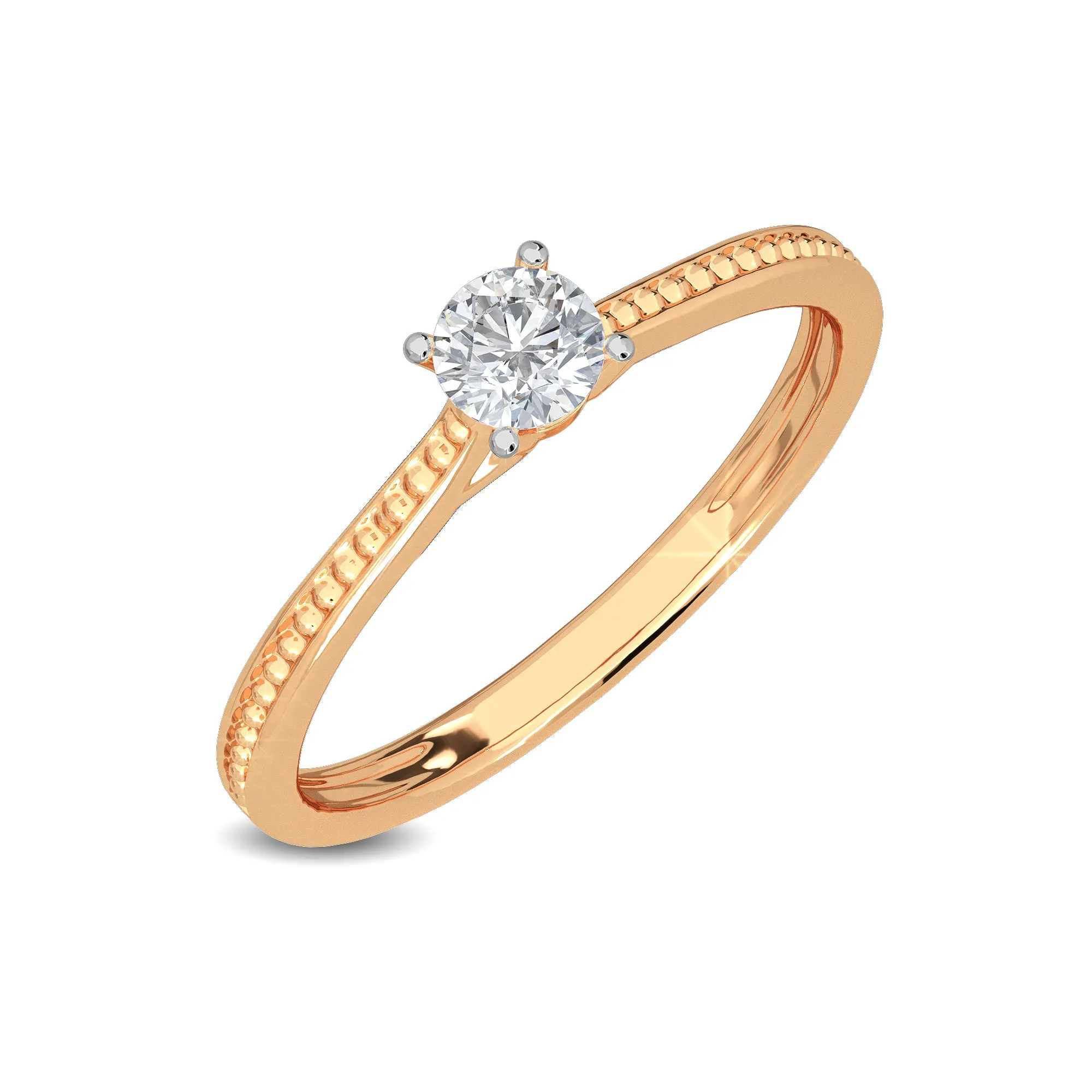 0.20 CT Miray Solitaire Ring