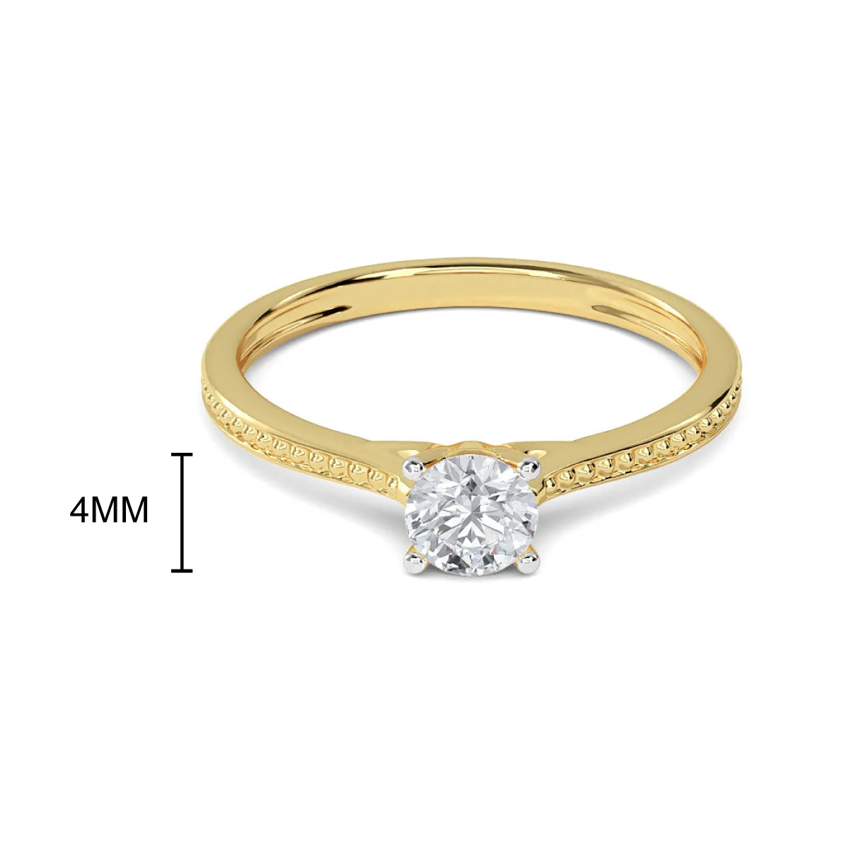 0.20 CT Miray Solitaire Ring