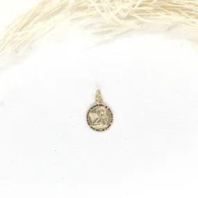 10k Gold Angel Cherub Pendant