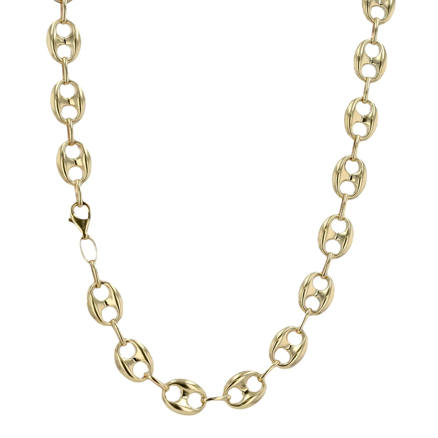 10K yellow gold mariner puff 10mm * 24inch Chain-226943