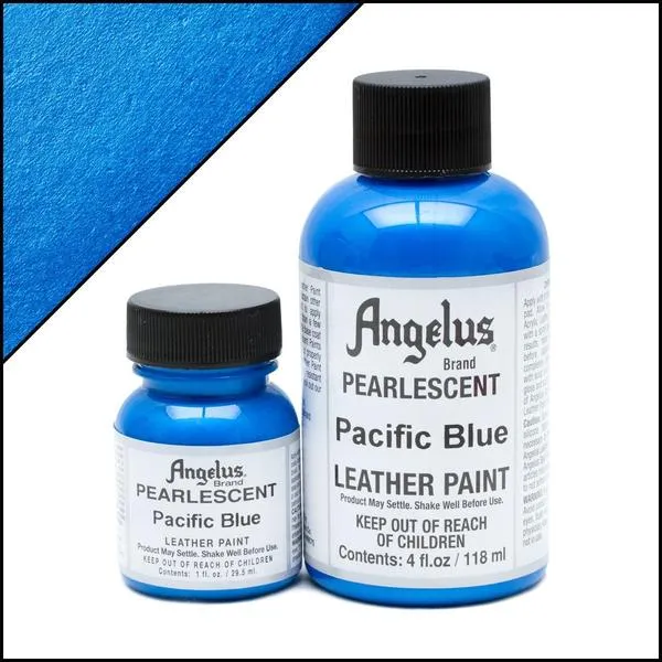 (12 Colors) Angelus Acrylic Leather Metallic & Pearlescent Paint