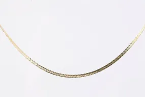 17.5" 14k Yellow Gold Herringbone Chain (3.39g.)