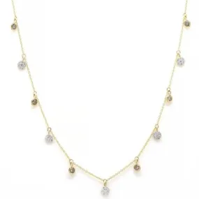 18K Gold Diamond Necklace