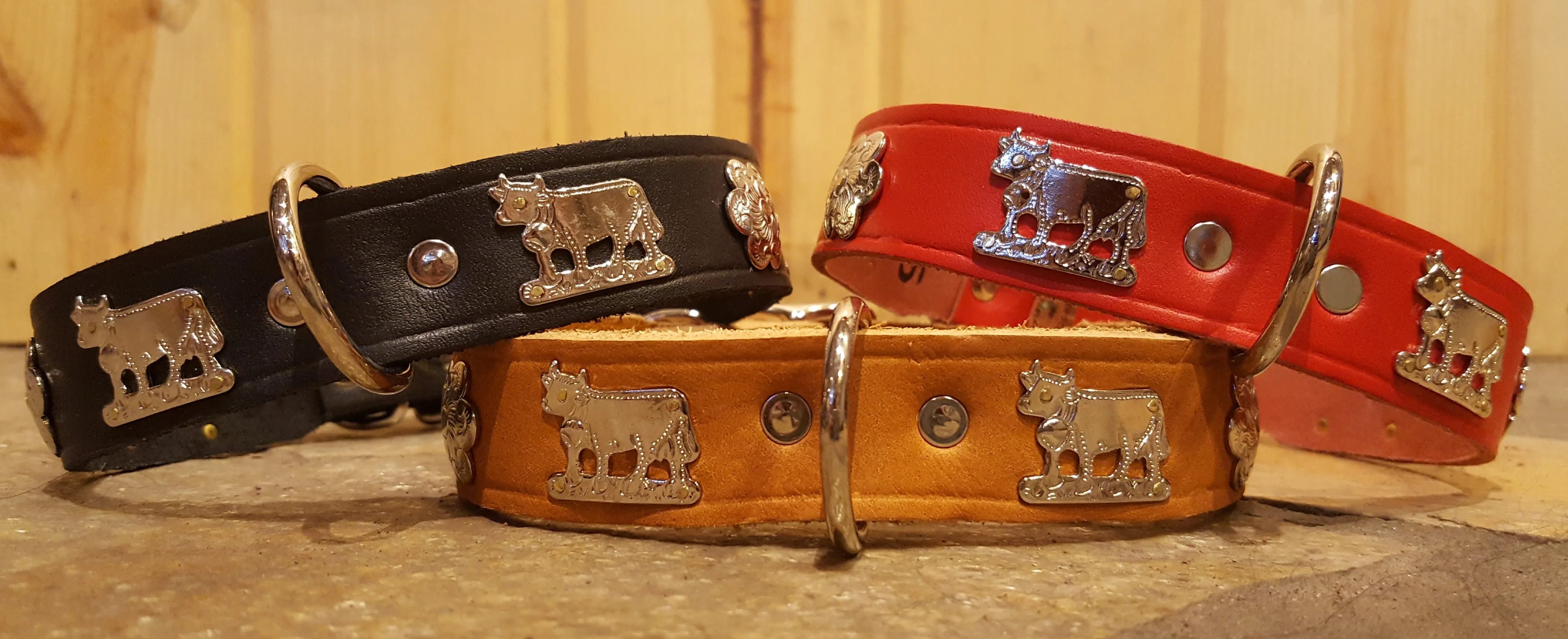 1" Small Traditional Swiss Dog Collar