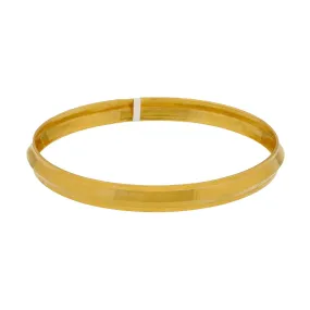 22K Yellow Gold Men's Kada Bangle, 20.2 Grams