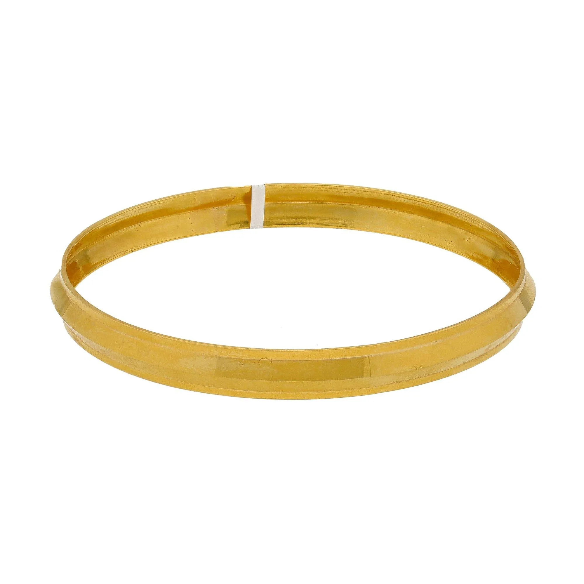 22K Yellow Gold Men's Kada Bangle, 20.2 Grams