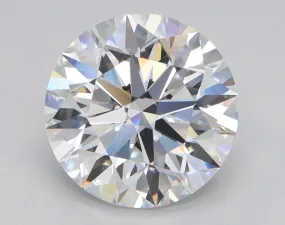 3.43 Carat Round Lab Grown Diamond