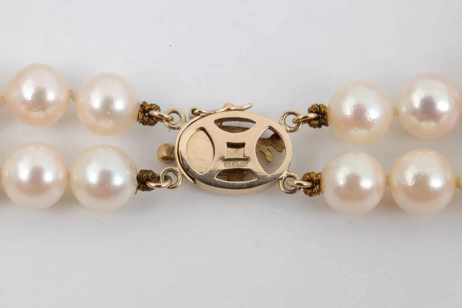 8.5" 14k Yellow Gold Pearl & Gold Bead Bracelet (24.84g.)