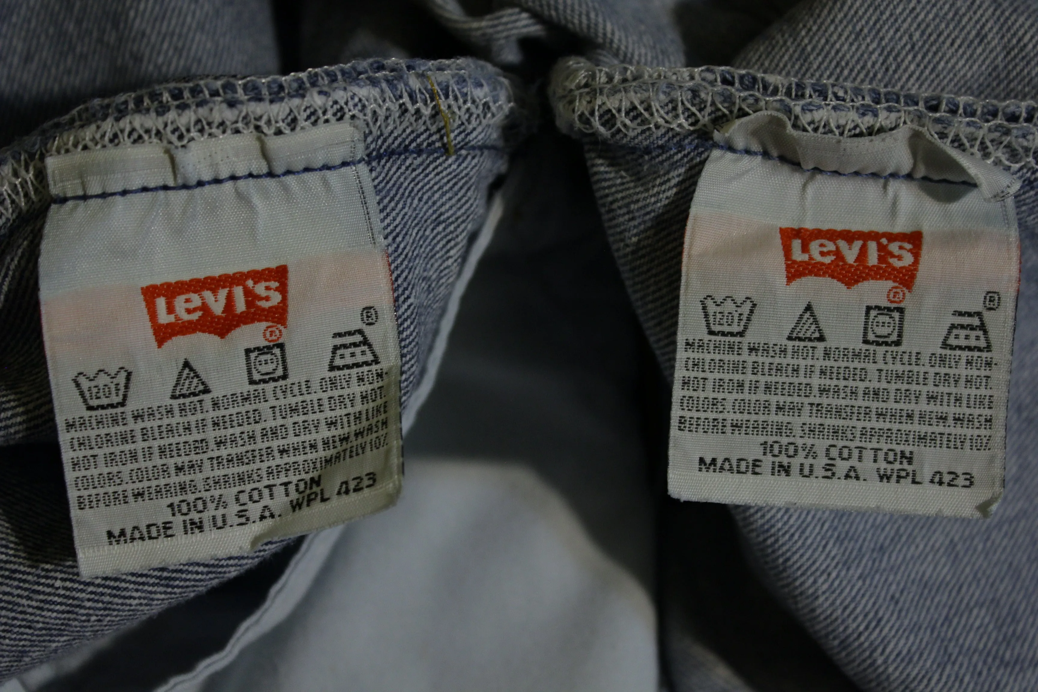 90s Levis 501 Button Fly Jeans Lot Of 2 Vintage Grunge Punk USA Made 501xx 36x31