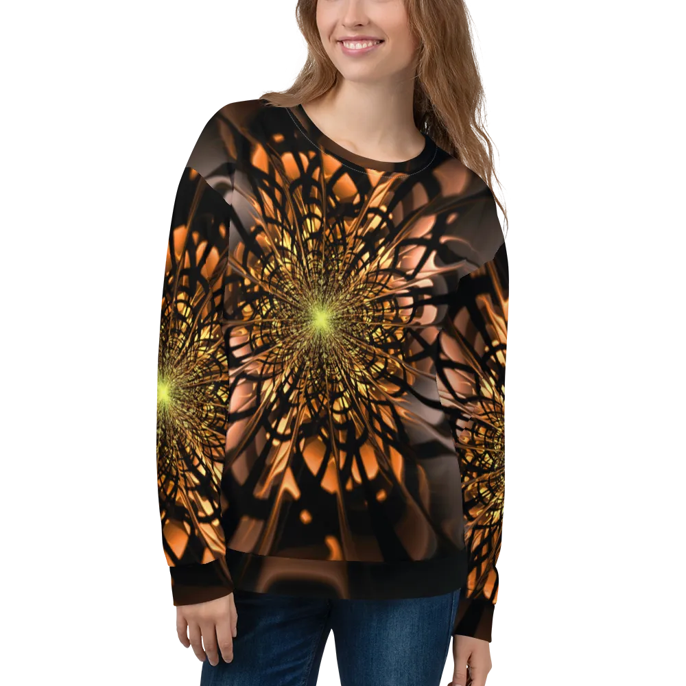 Abstract Flower 02 Unisex Sweatshirt