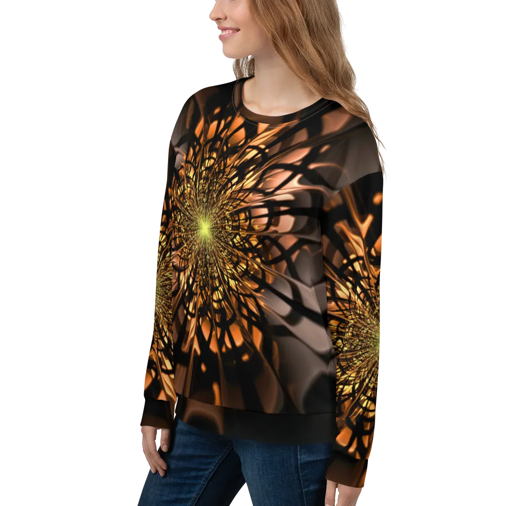 Abstract Flower 02 Unisex Sweatshirt