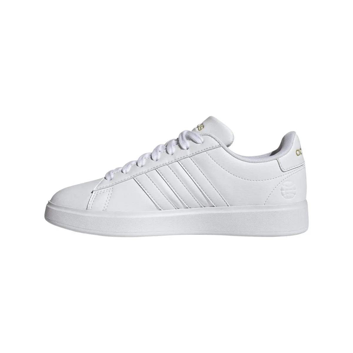 ADIDAS WOMEN'S GRAND COURT CLOUDFOAM LIFESTYLE COURT TRIPLE WHITE SHOES