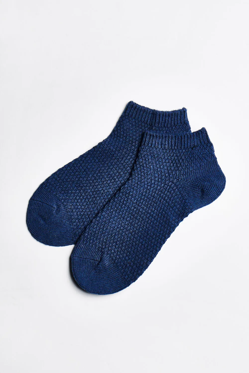 ALAMAE Waffle Stitch Ankle Sock