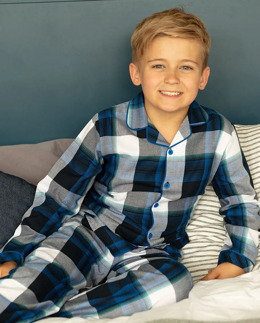 Aldrin Boys Check Pyjama Set