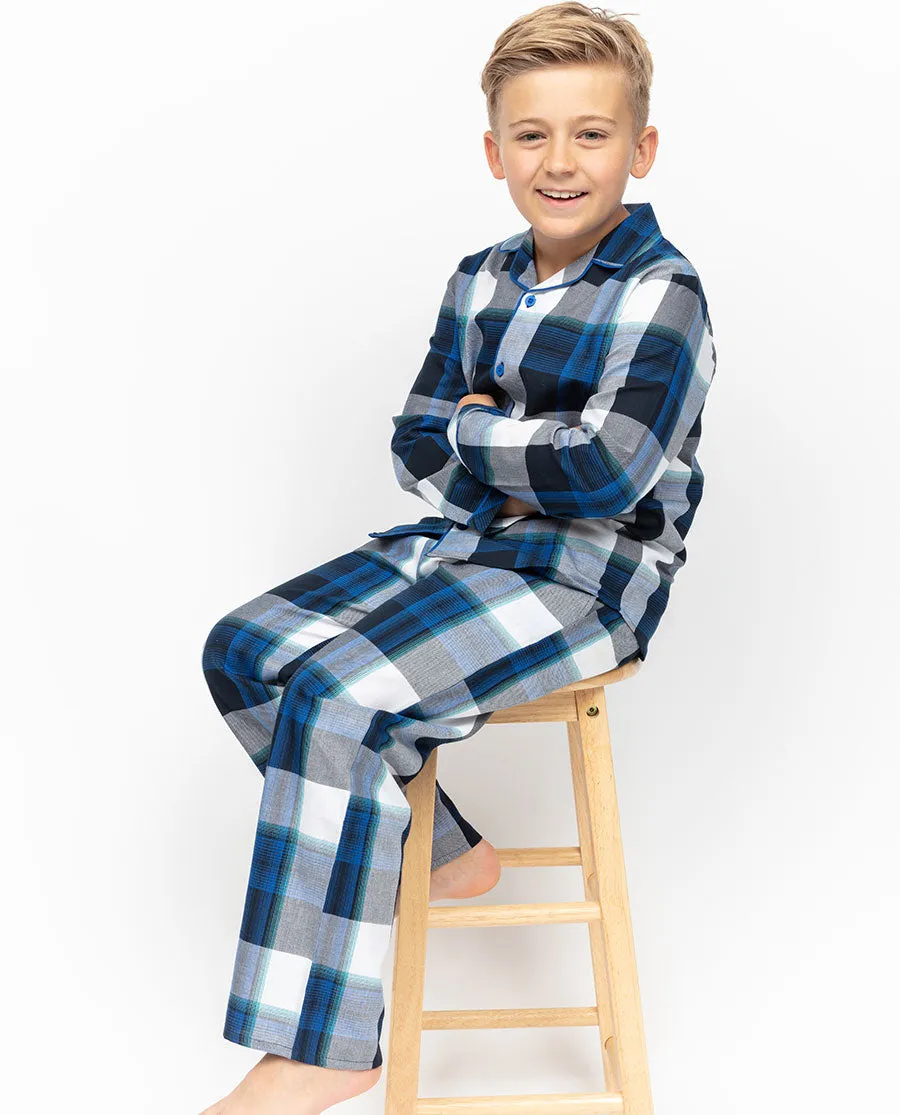 Aldrin Boys Check Pyjama Set