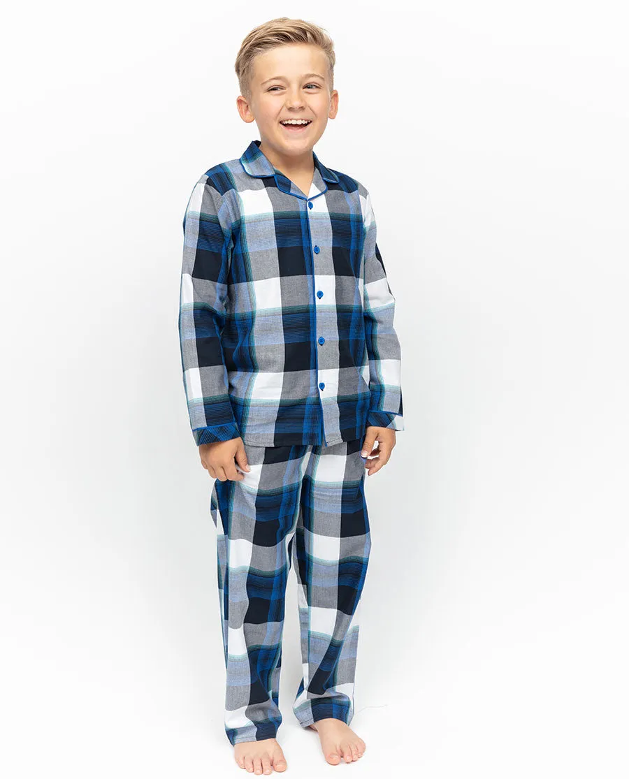 Aldrin Boys Check Pyjama Set