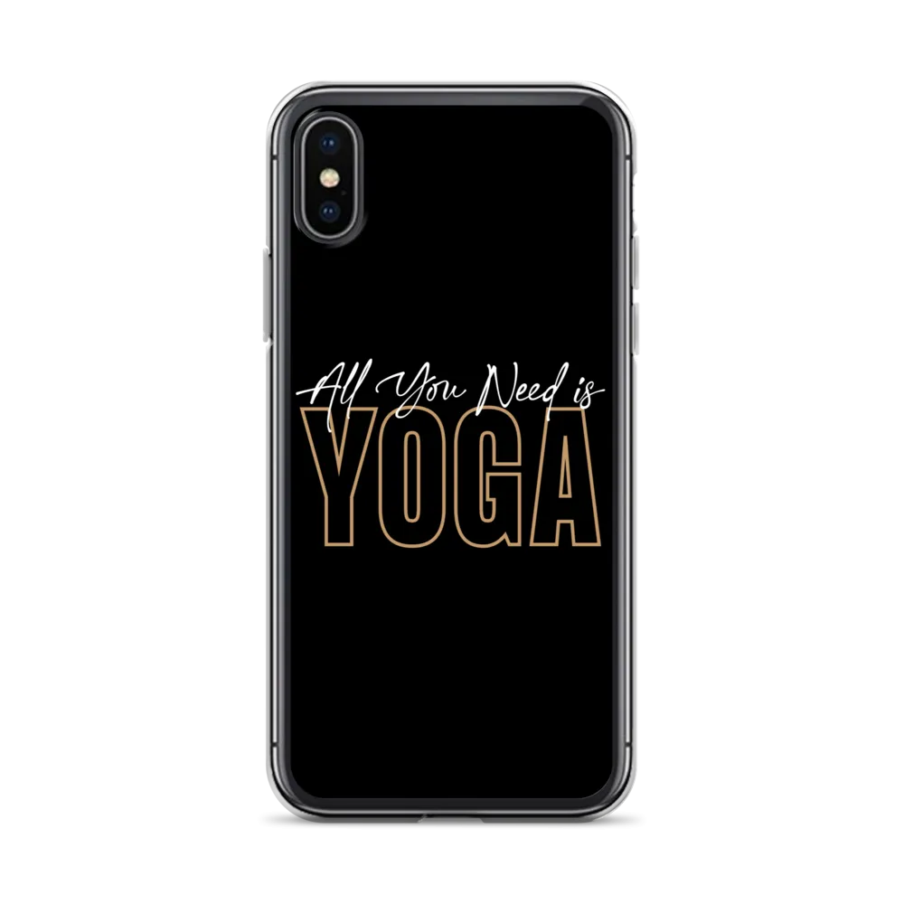 All You Need is Yoga Clear Case for iPhone®