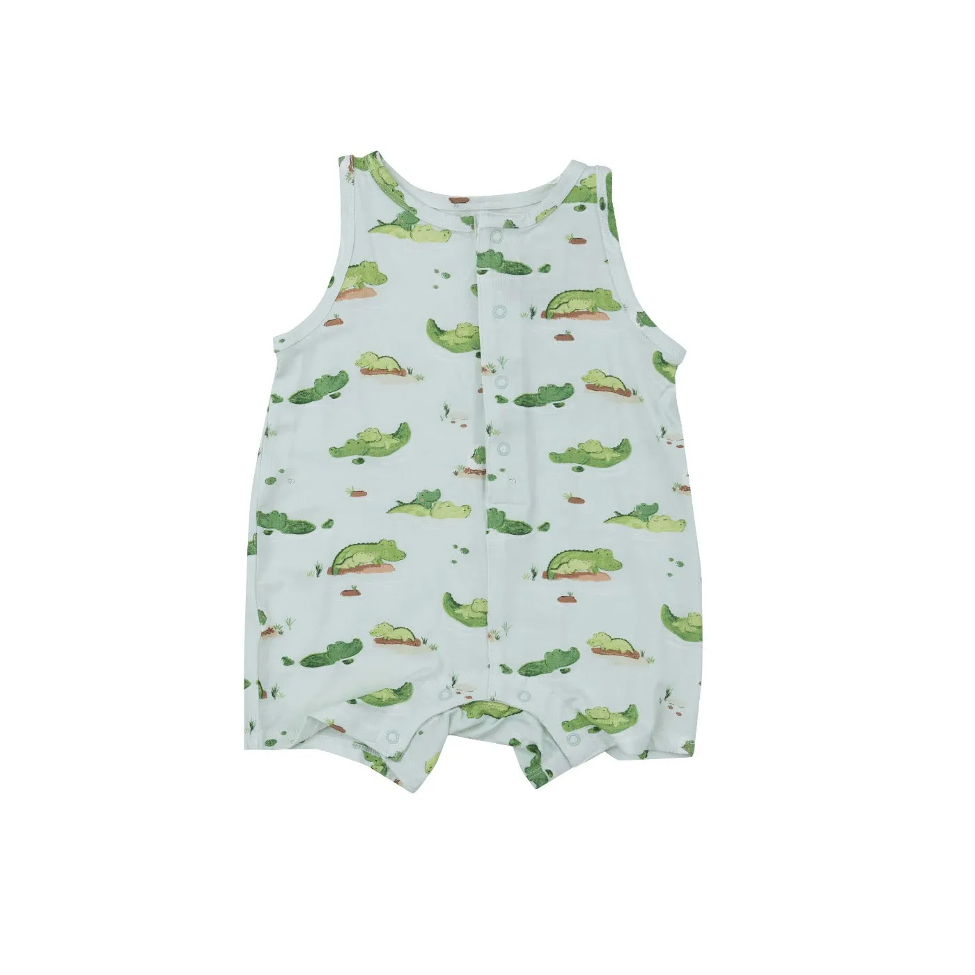 Alligator Shortie Romper by Angel Dear