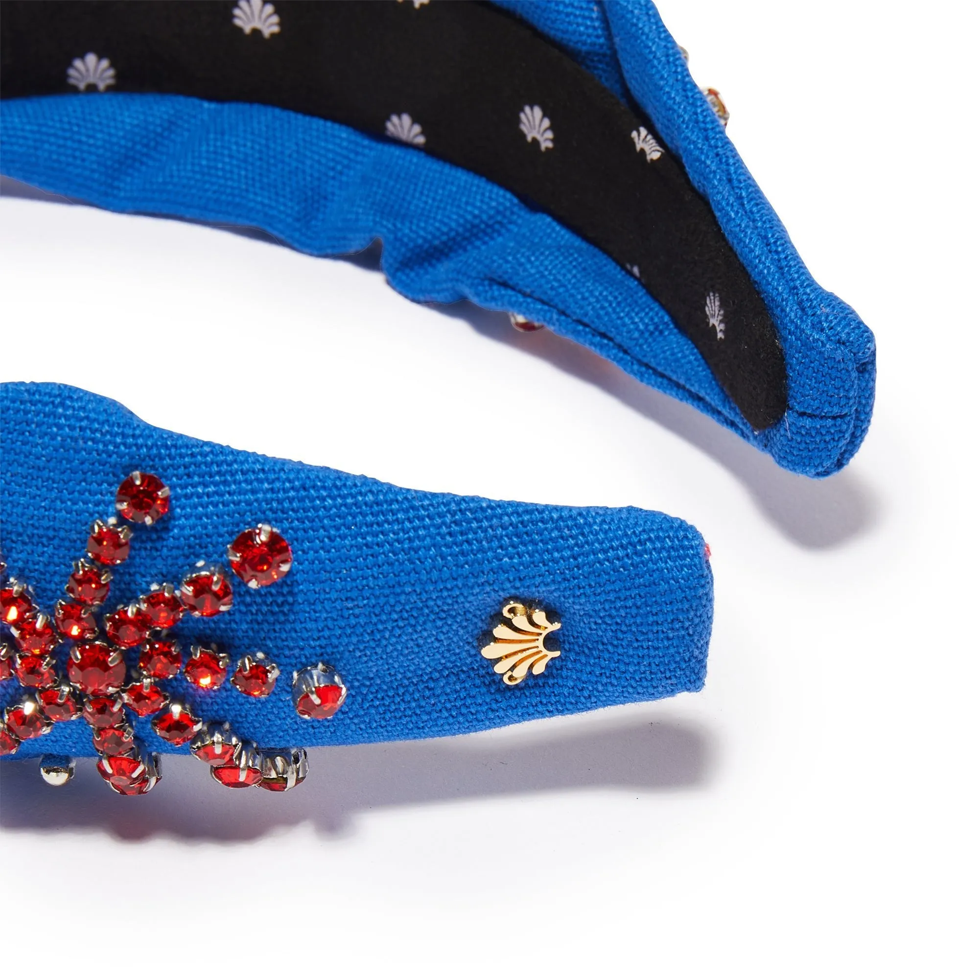 AMERICANA CRYSTAL FIREWORK KNOTTED HEADBAND