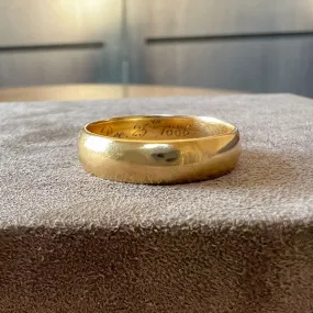 Antique Gold Band 1886