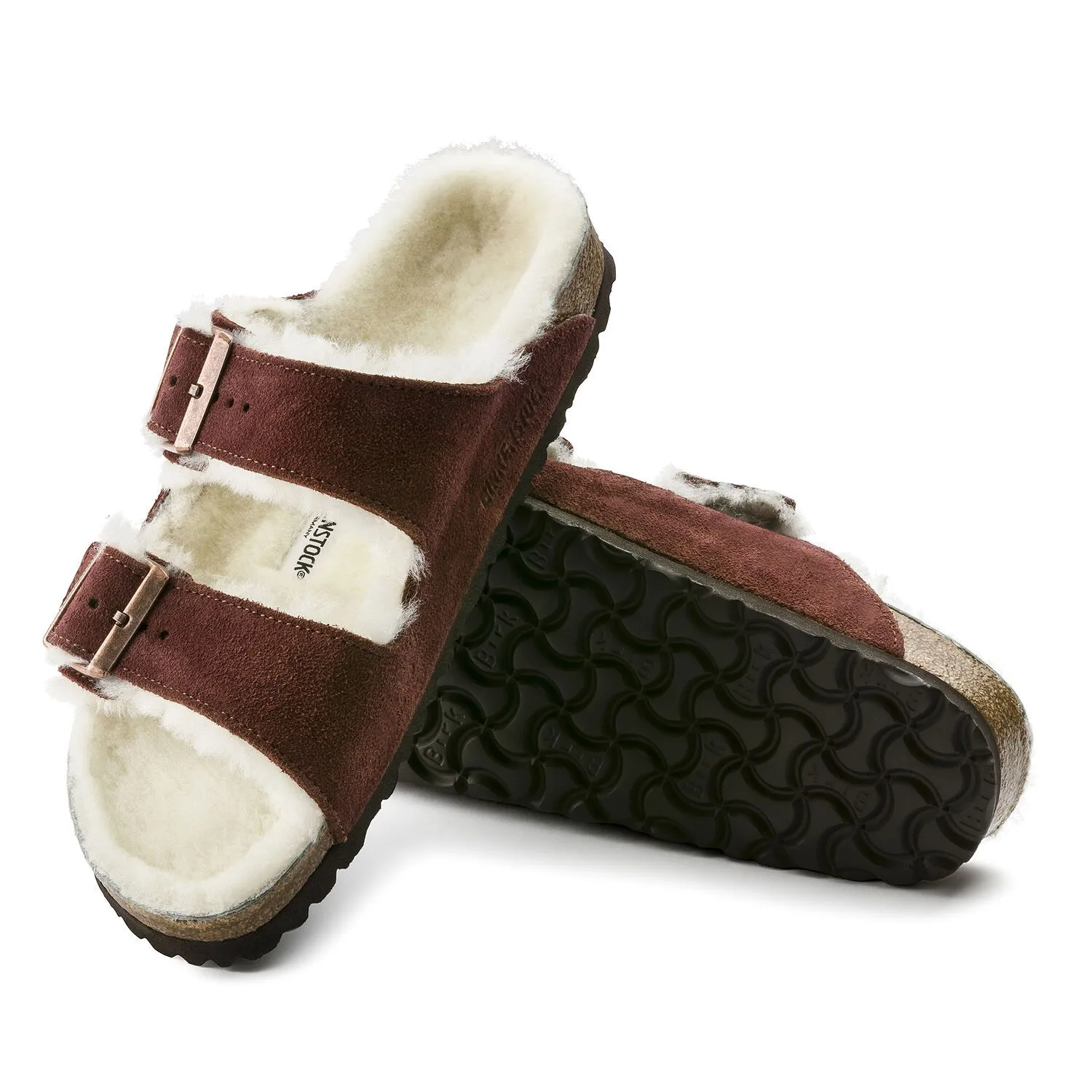 Arizona Shearling Suede Leather