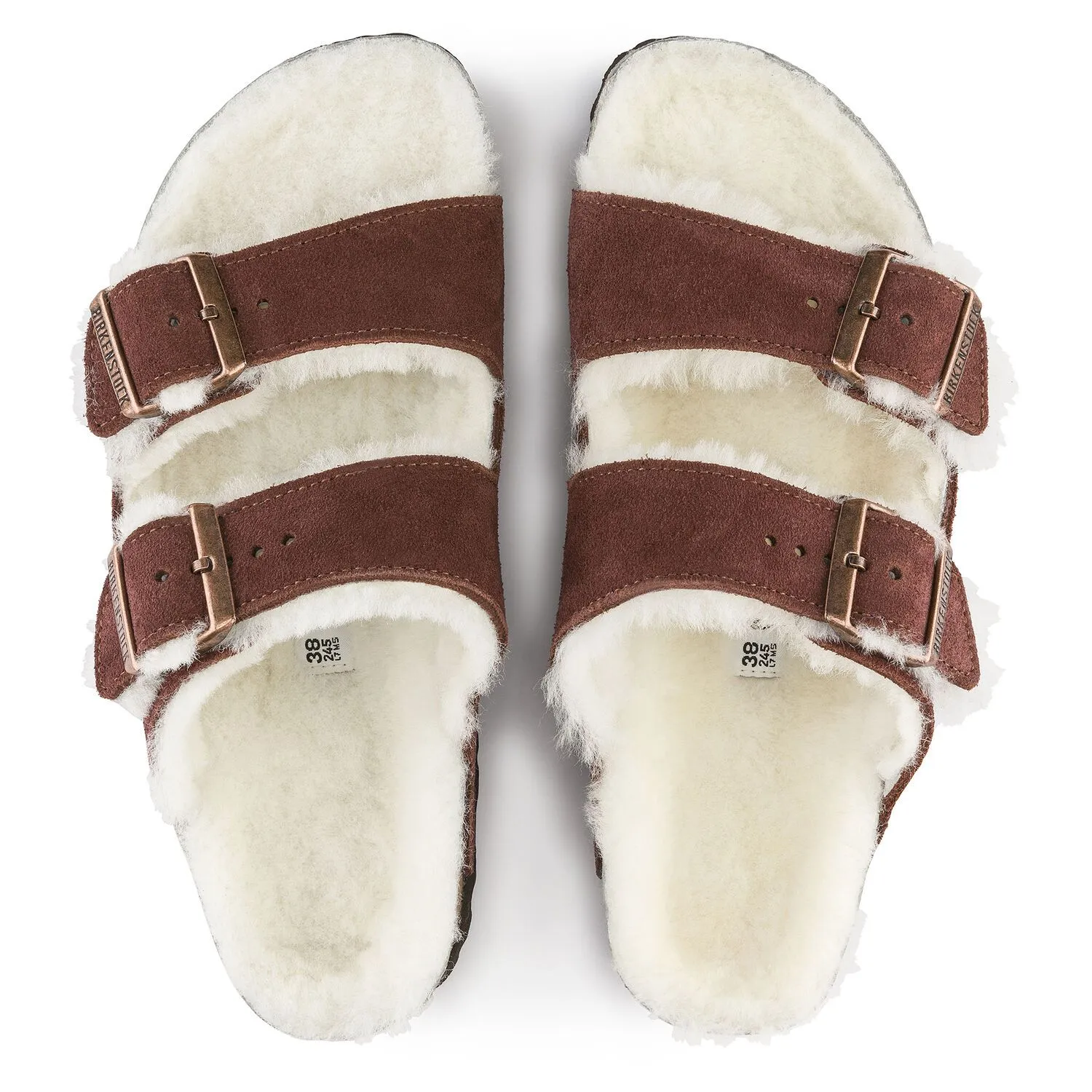 Arizona Shearling Suede Leather