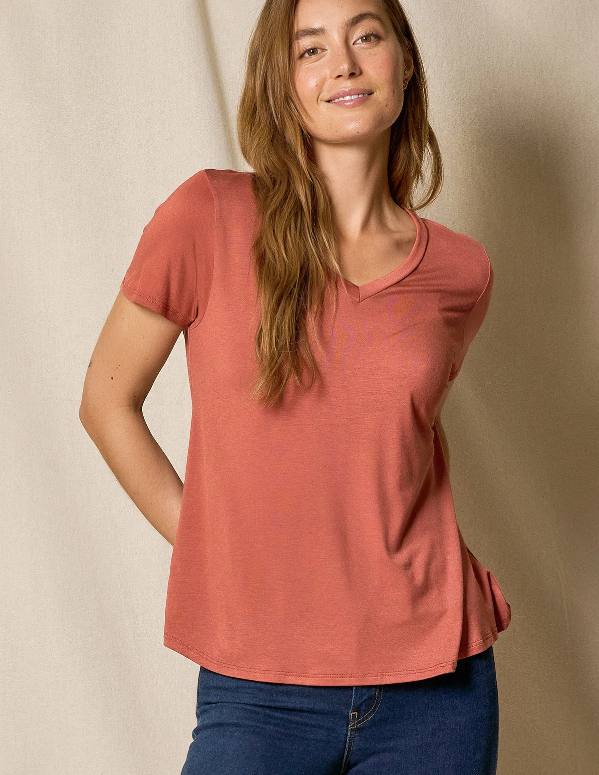 Bamboo V-Neck Tee