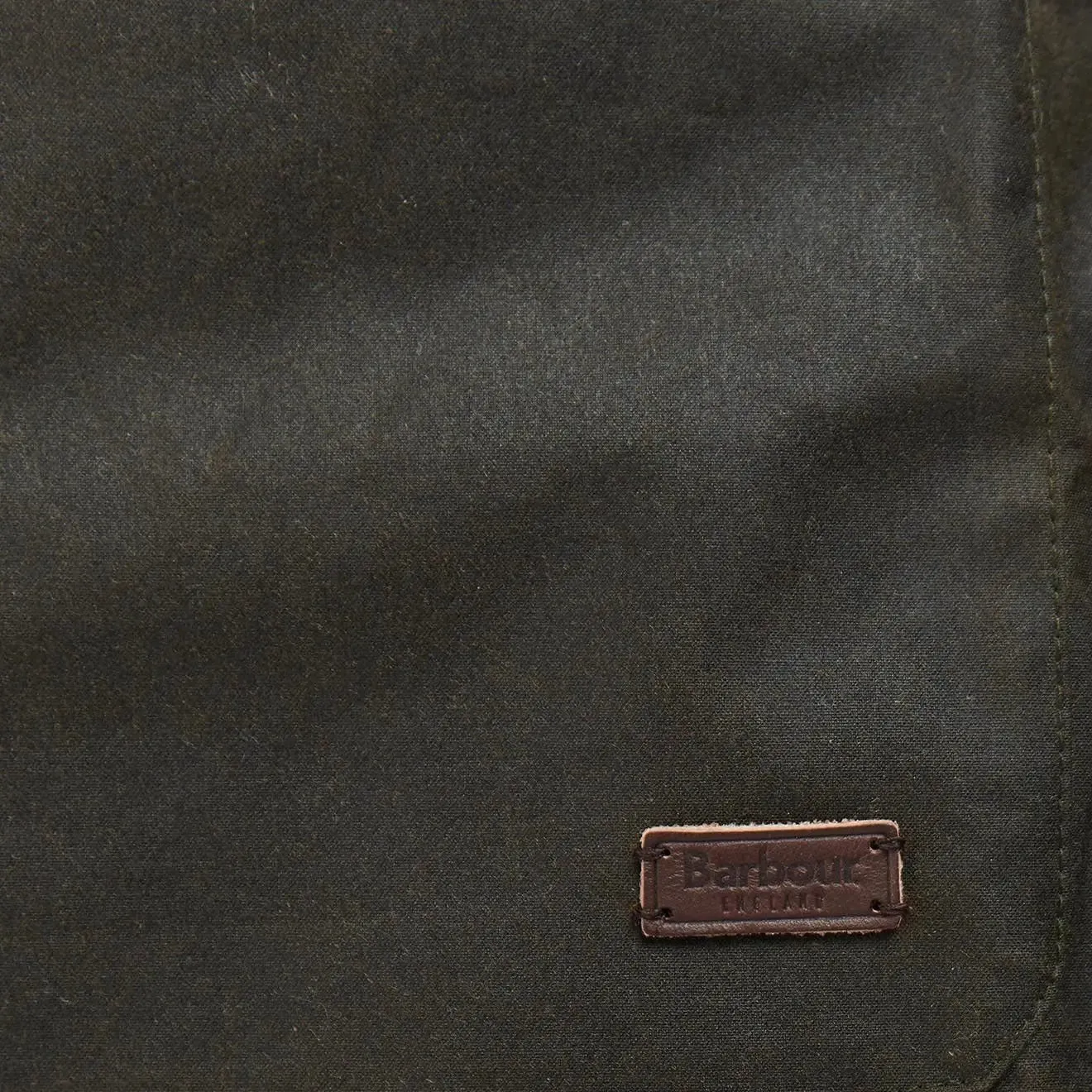 Barbour Wax Apron Olive