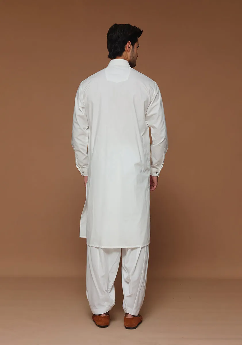 Basic Poly Viscose Maluki Cloud Dancer Classic Fit Suit