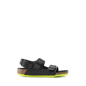 BIRKENSTOCK SANDALO MILANO 1022129 NERO-LIME