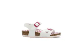 BIRKENSTOCK SANDALO RIO 1018864 UNICORNO BIANCO LUCIDO