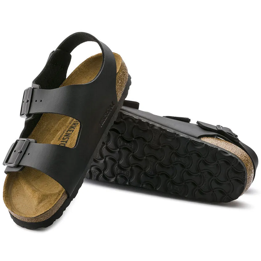 Birkenstock UNISEX Milano Birko-Flor (Black)