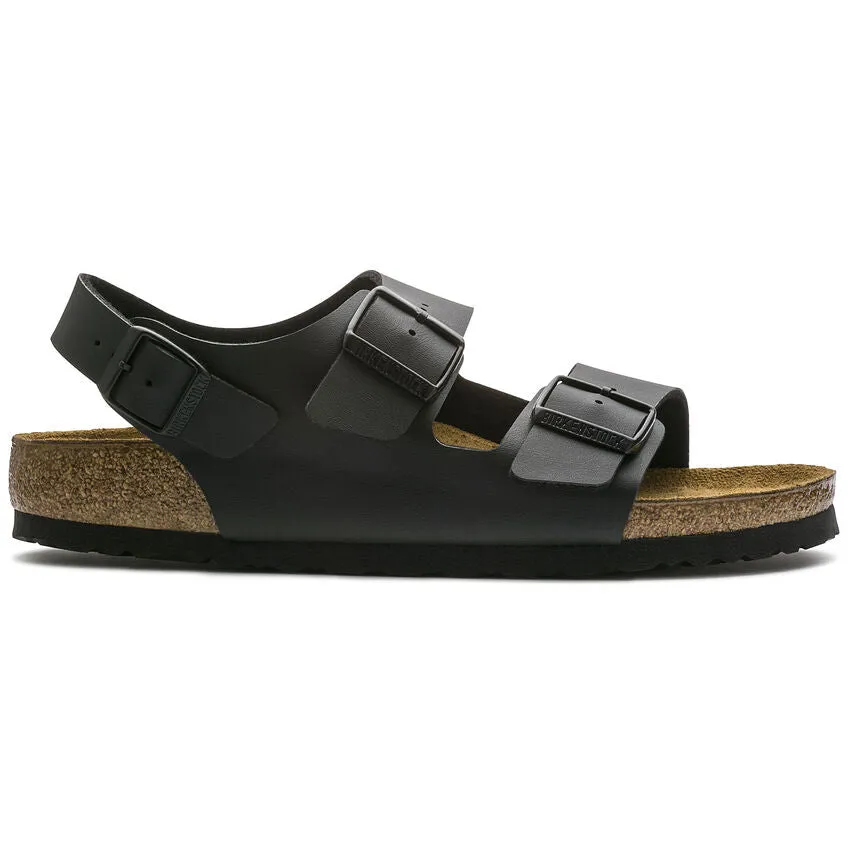 Birkenstock UNISEX Milano Birko-Flor (Black)