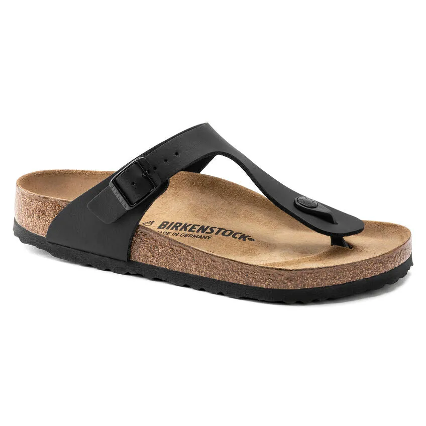 Birkenstock Women's Gizeh - Black Birko-Flor