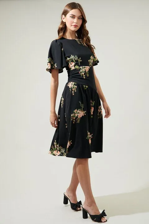 Blooming Midi Dress