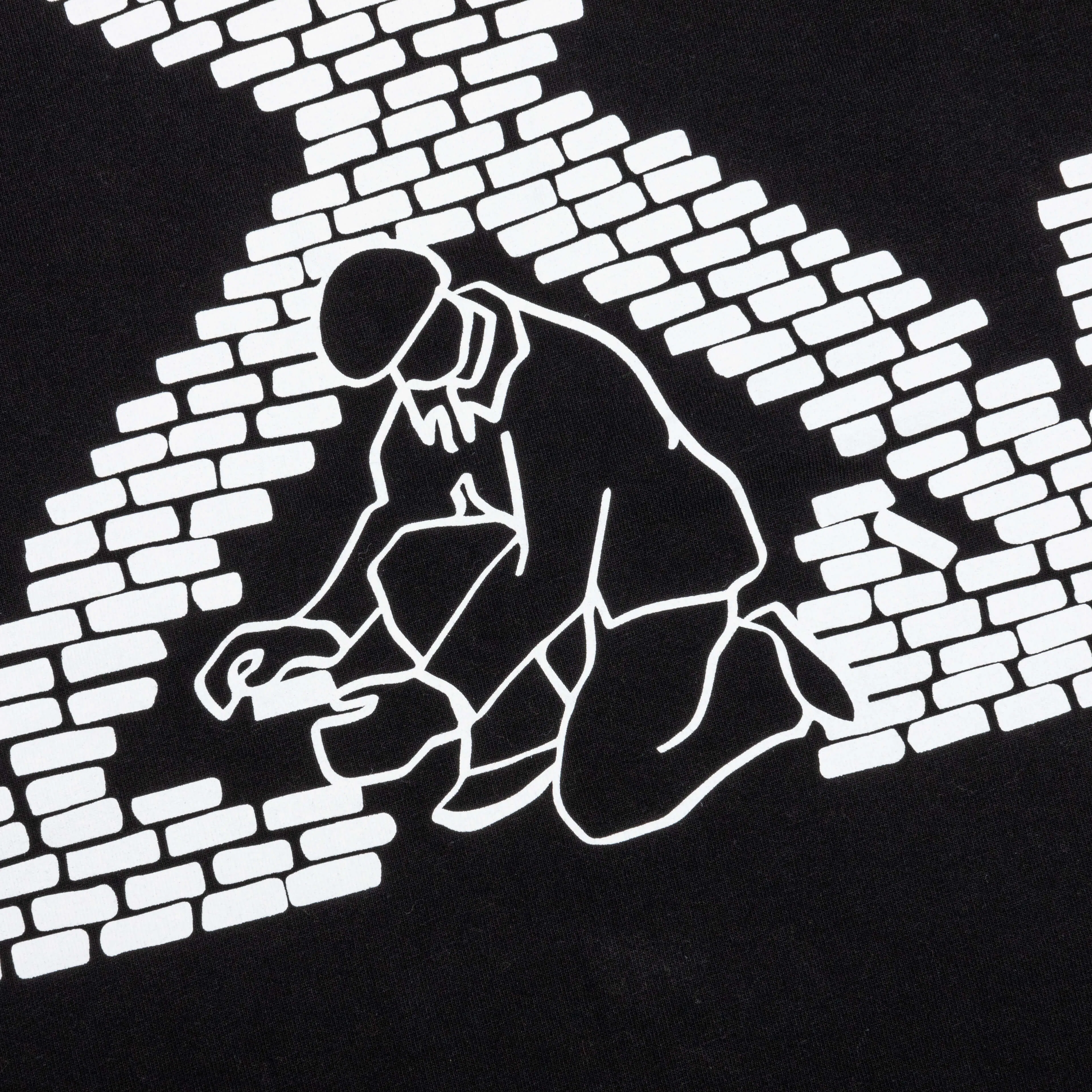 Bricks Slim S/S Tee - Black/White