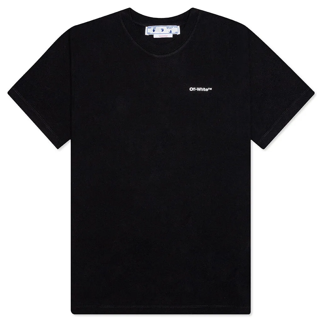 Bricks Slim S/S Tee - Black/White