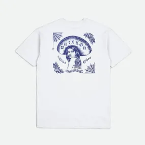 BRIXTON Vive Libre Standard T-shirt - White