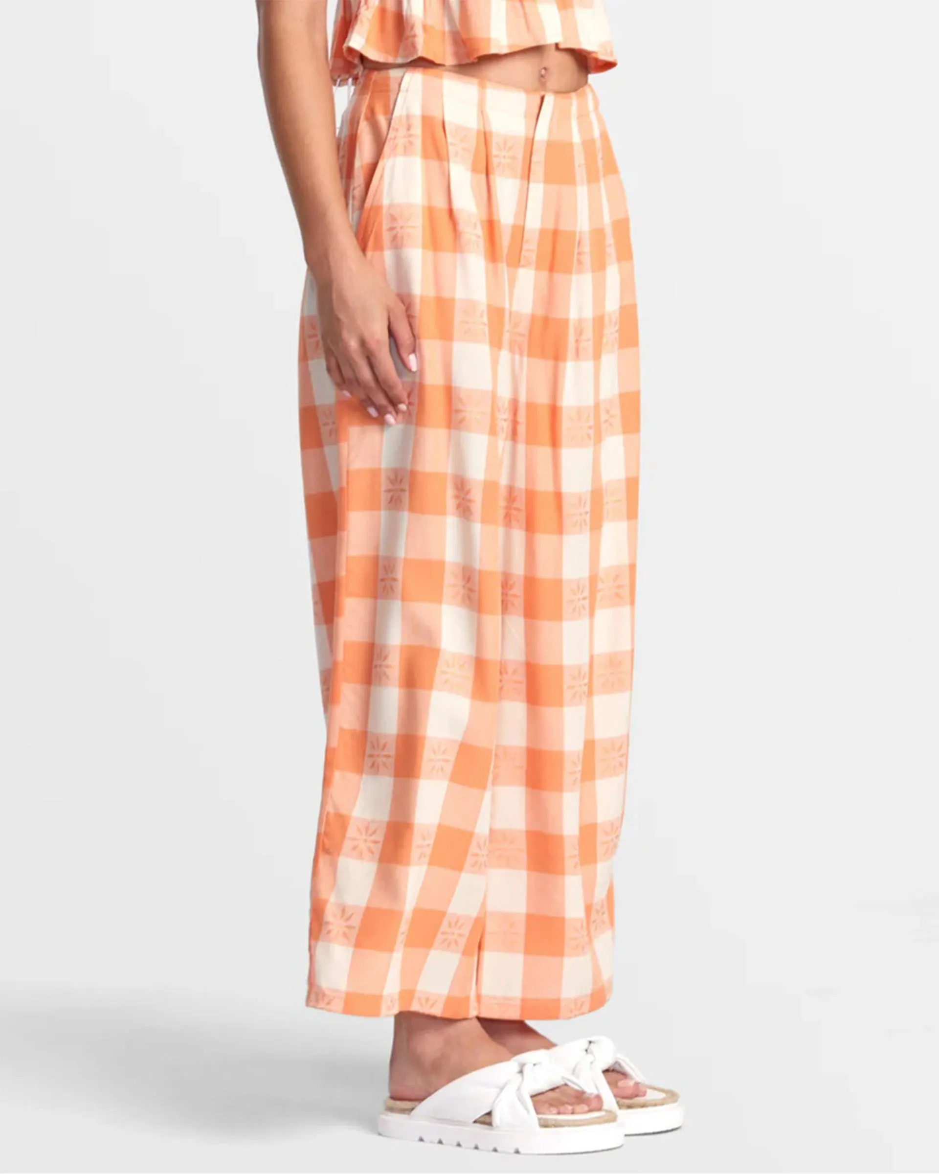 Callum Printed Wide Leg Pants