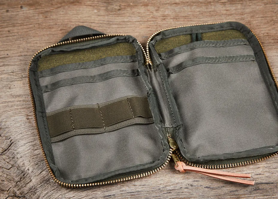 Canvas Organizer, Olive