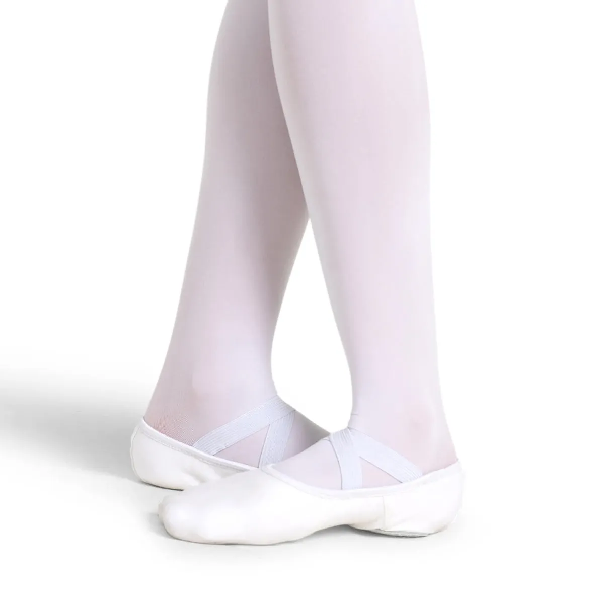 Capezio Child's Hanami Stretch Canvas Ballet Slippers - White