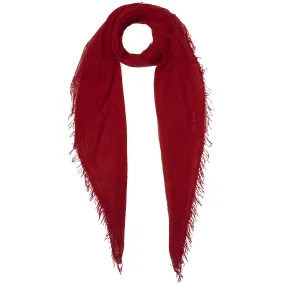 Chan Luu Cashmere and Silk Solid Scarf in Biking Red Crimson