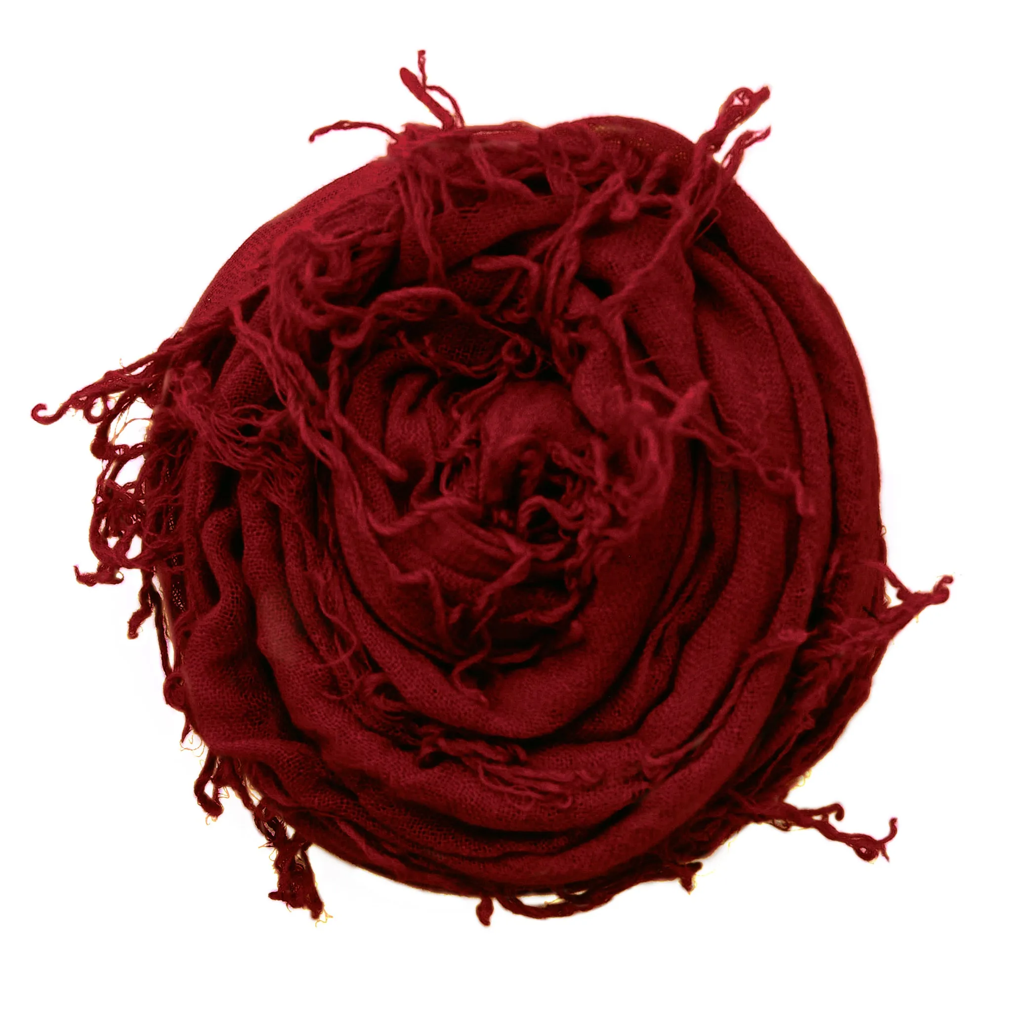 Chan Luu Cashmere and Silk Solid Scarf in Biking Red Crimson