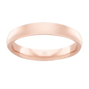 Classic Comfort 3mm - 18ct Rose Gold