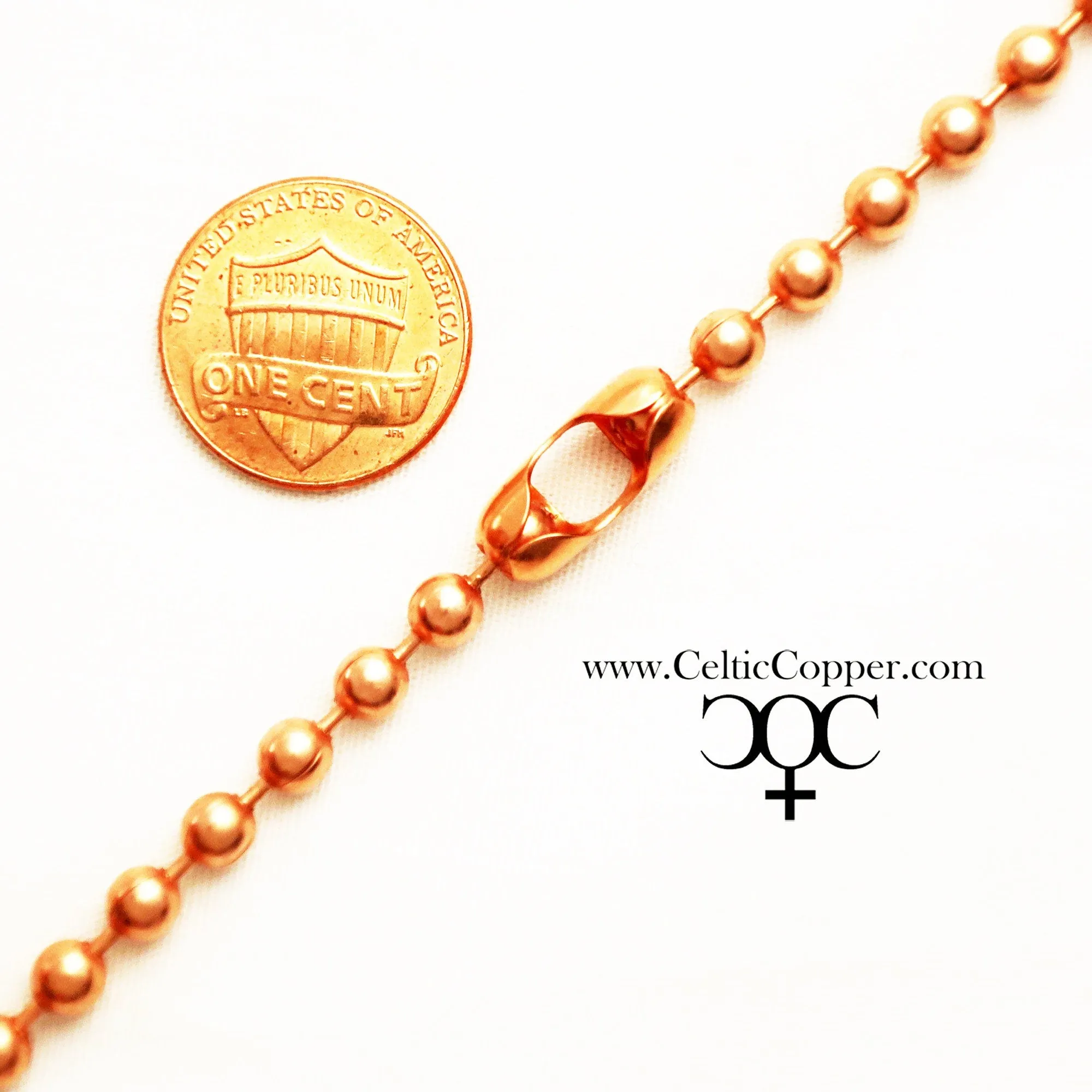 Copper Bead Chain Clasp FCB24X Bulk Bead Chain Clasp Connector Solid Copper Jewelry Supplies 4.8 mm Chain Clasp