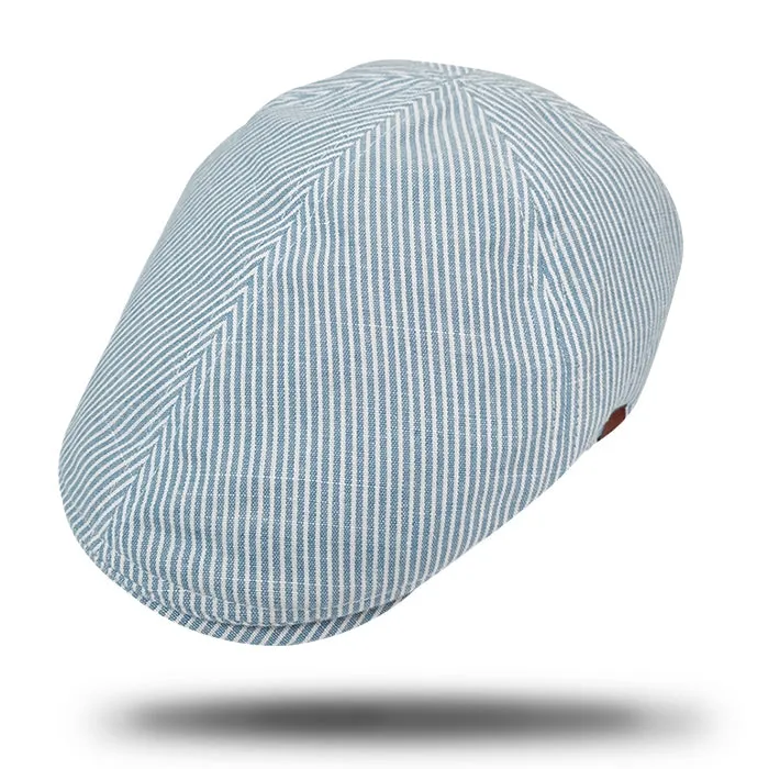 Cotton Blend Flat Cap-SY336