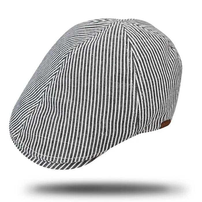 Cotton Blend Flat Cap-SY336