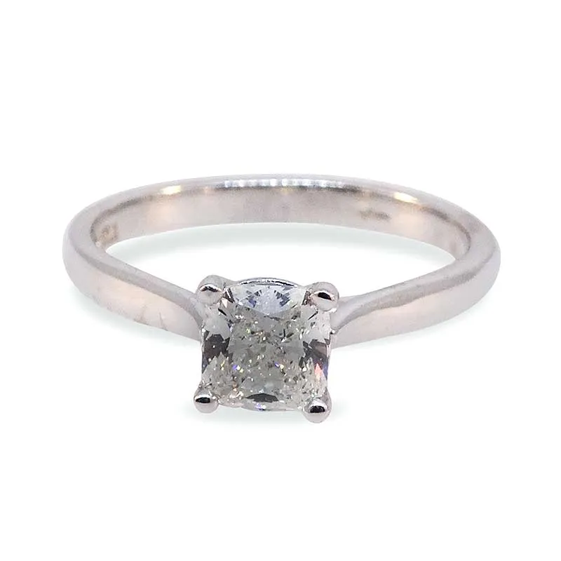 Cushion Cut Diamond Ring